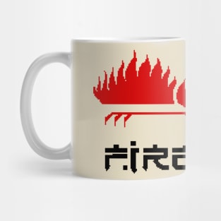 Firebird Software Retro Games Logo Pixellated Mug